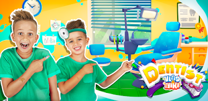 Vlad and Niki: Kids Dentist Ảnh chụp màn hình 0