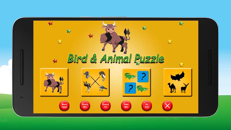 Bird and Animal Puzzle Screenshot 0