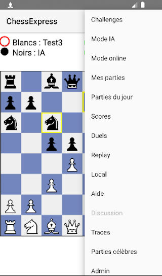 ChessExpress Echecs en ligne Screenshot 2