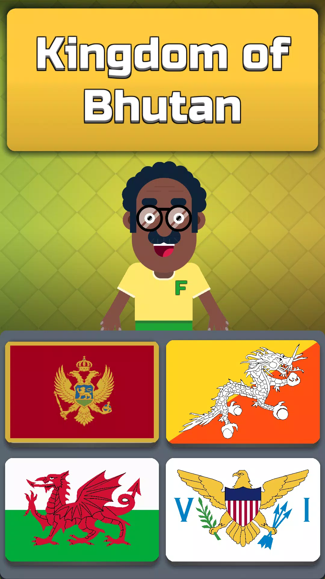 Geography: Flags Quiz Game