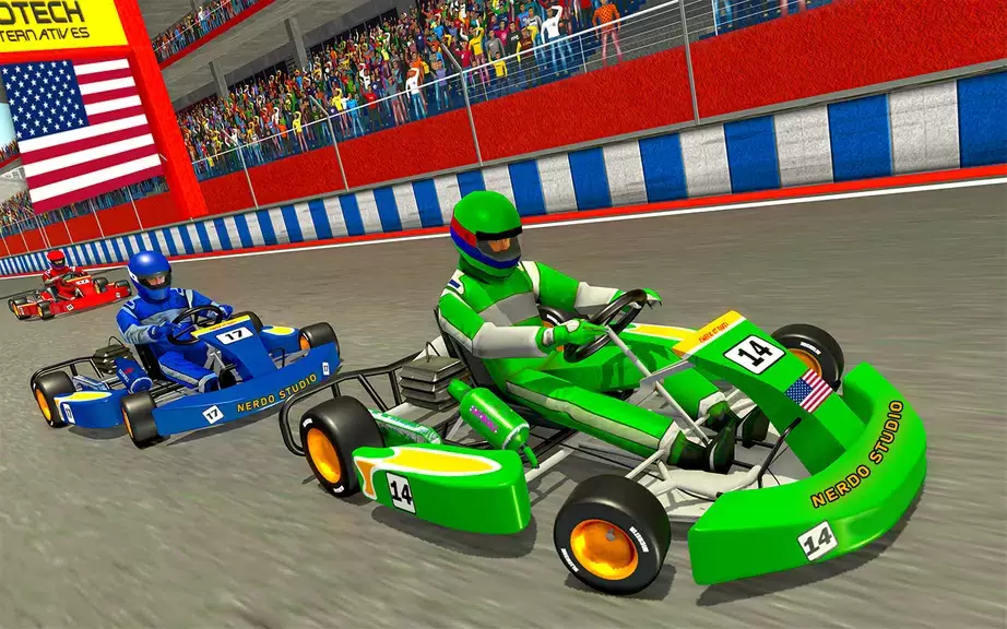 Schermata Go Kart Racing Games 3D Stunt 0