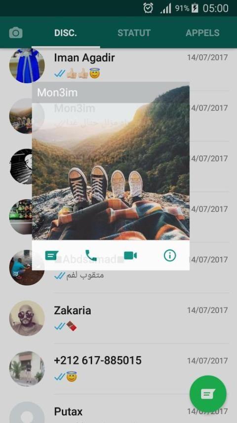 WatsAp Messenger Tangkapan skrin 1