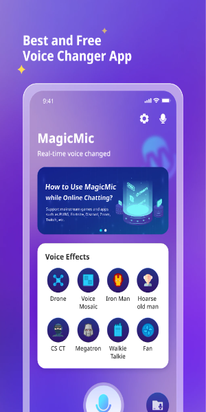 Voice Changer-MagicMic Captura de tela 0