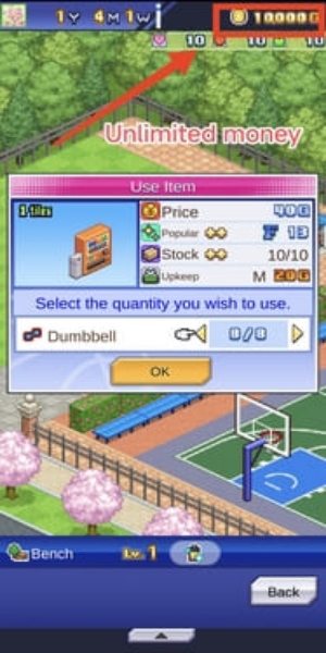 Basketball Club Story Mod Ekran Görüntüsü 1