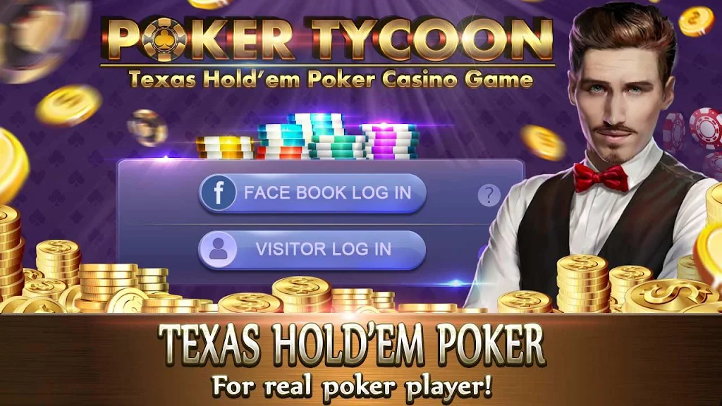 Poker Tycoon - Texas Hold'em Poker Casino Game スクリーンショット 1