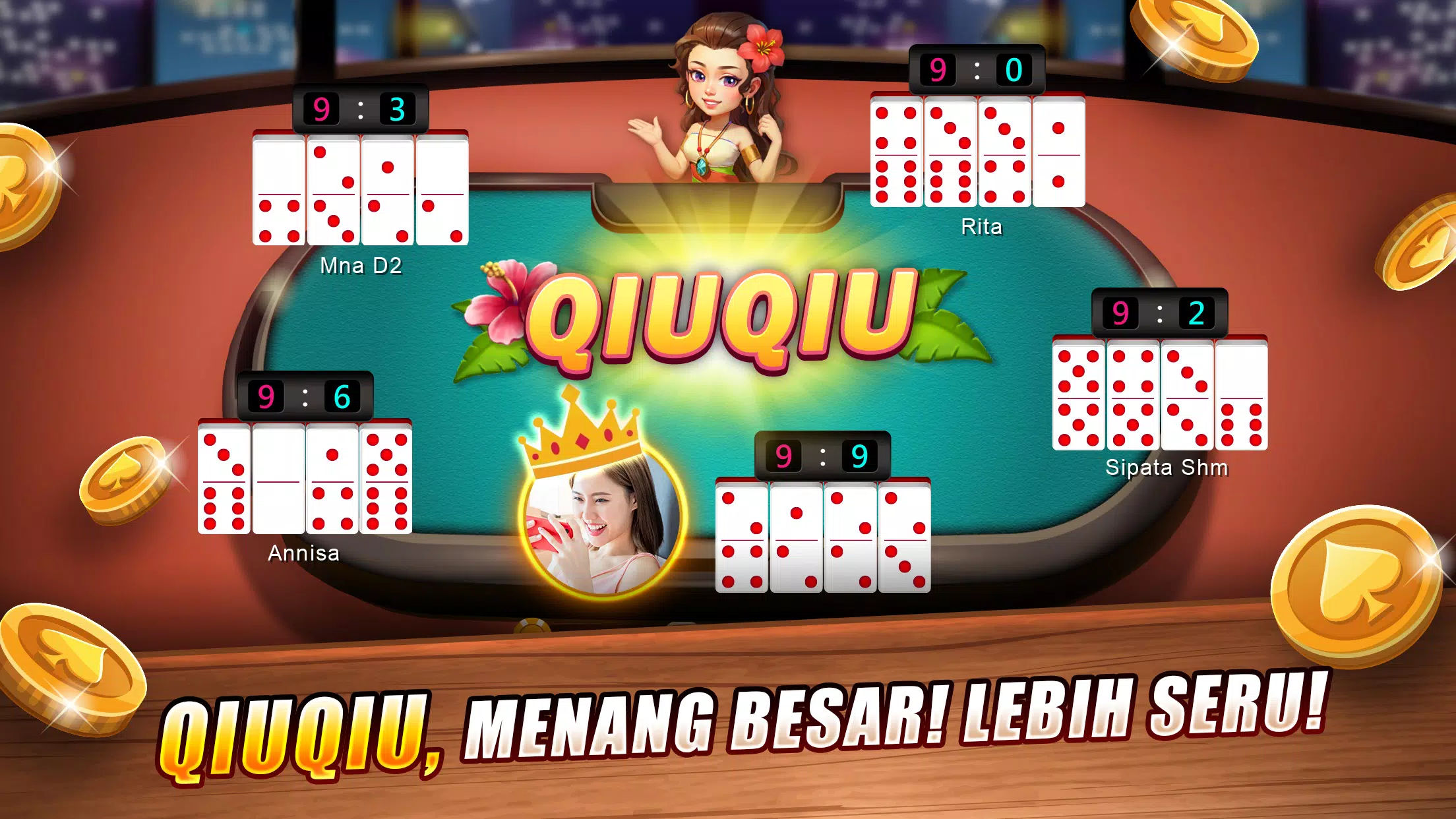 LUXY Domino Gaple QiuQiu Poker Скриншот 1