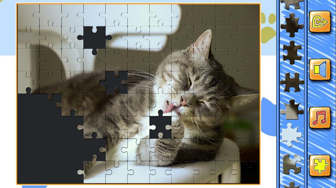 Jigsaw Puzzle Cats Kitten