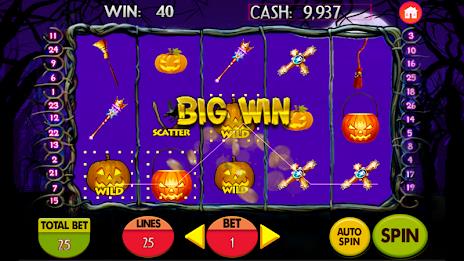 Halloween Slots Mania Deluxe Screenshot 1