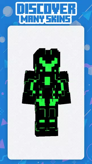 Schermata Neon Squad Skin Minecraft 0