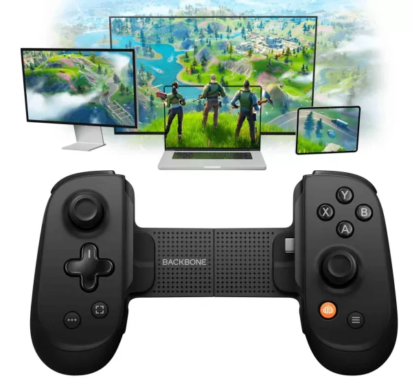 Backbone Pro Controller mit einem Spiel auf verschiedenen Geräten