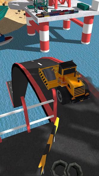 Stunt Truck Jumping Mod Captura de pantalla 1