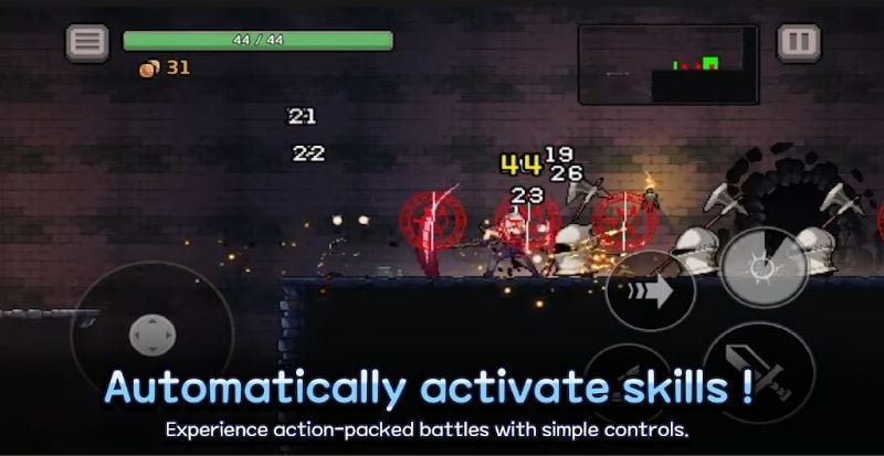 Dungeon Slasher: Roguelike Capture d'écran 1