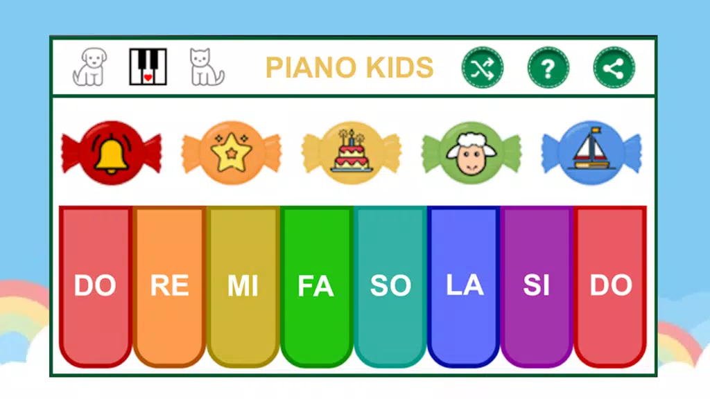 Piano Kids: Animals Music Song Captura de tela 0