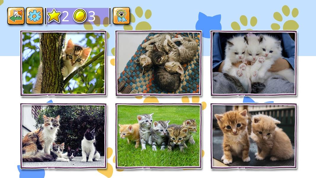 Jigsaw Puzzle Cats Kitten