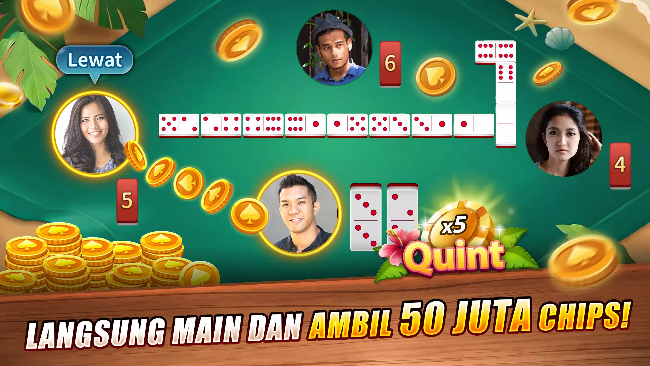 LUXY Domino Gaple QiuQiu Poker Capture d'écran 0