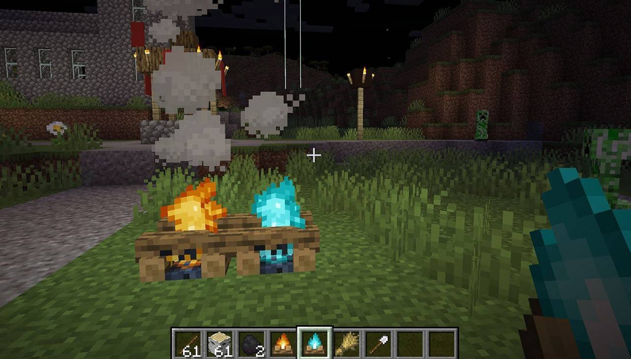 Campfire sa Minecraft