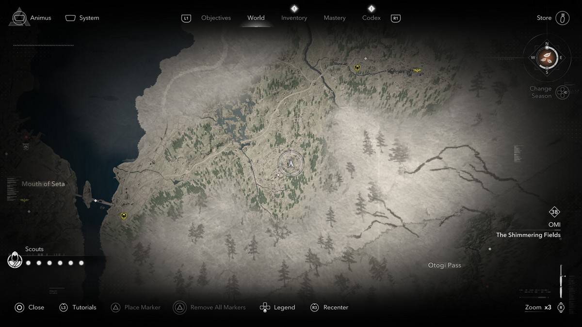 Legendärer Sumi-E-Standort in Assassins Creed Shadows.
