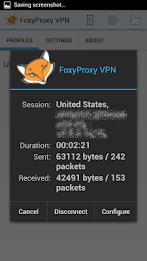 FoxyProxy VPN Captura de pantalla 1