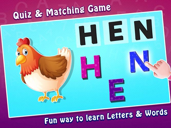 Schermata ABC Learning Game 3