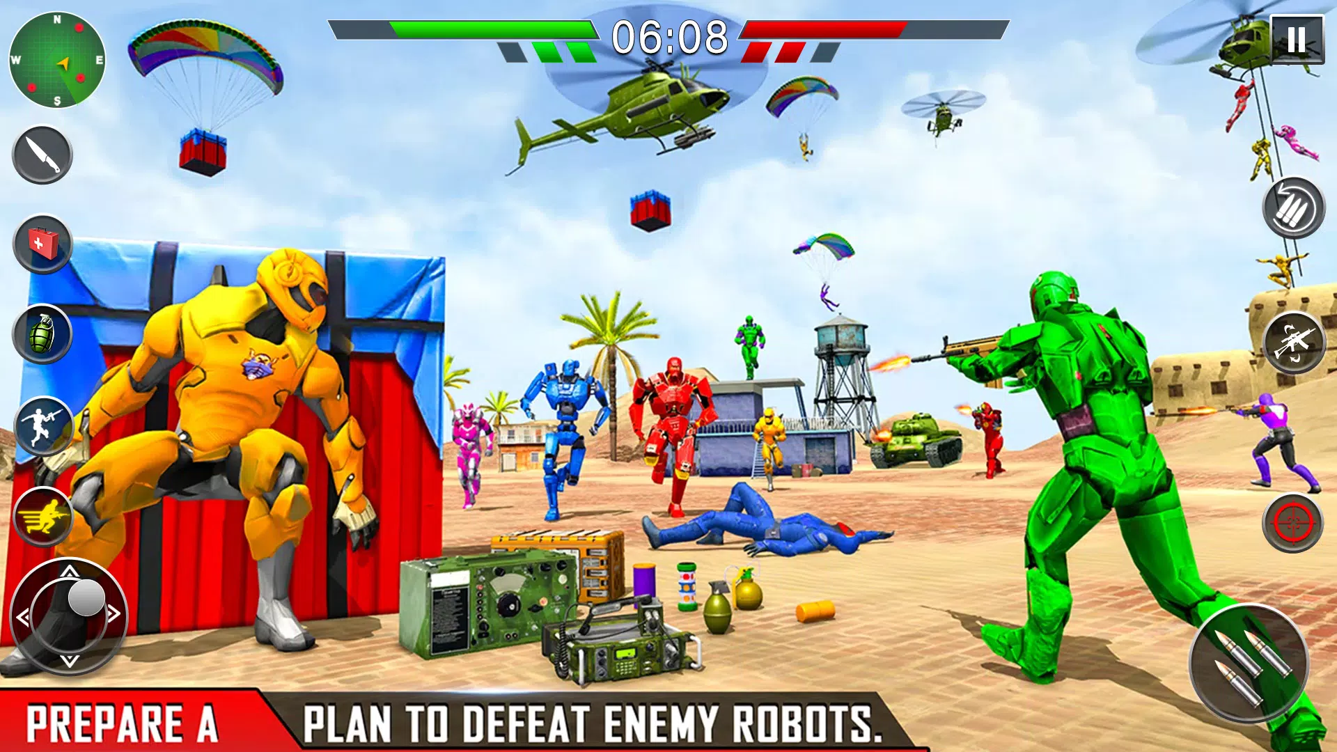 Robot Gun Battle: Offline FPS Zrzut ekranu 3