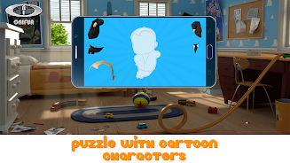 Puzzle with Cartoon Characters Screenshot 0