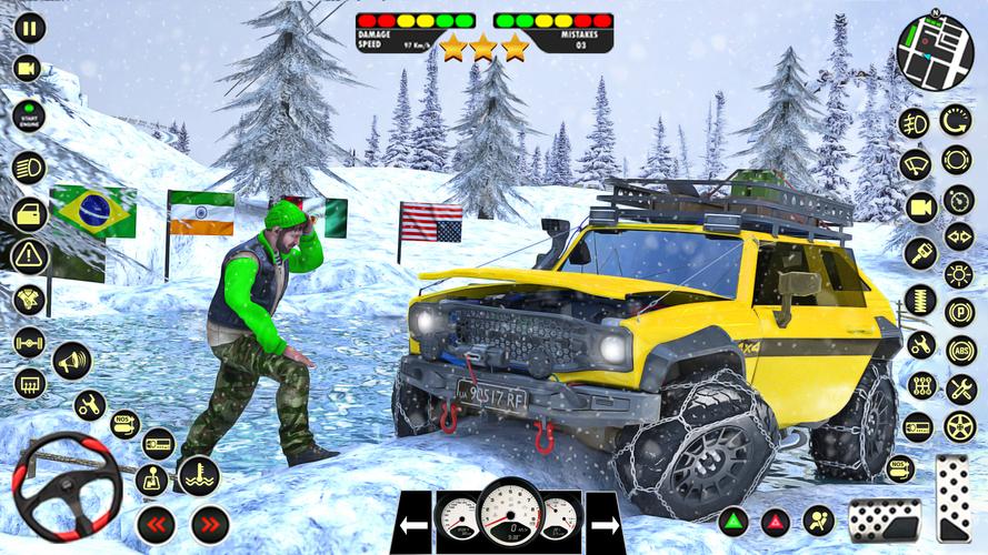 US Offroad Fury Car Driving 3D स्क्रीनशॉट 1