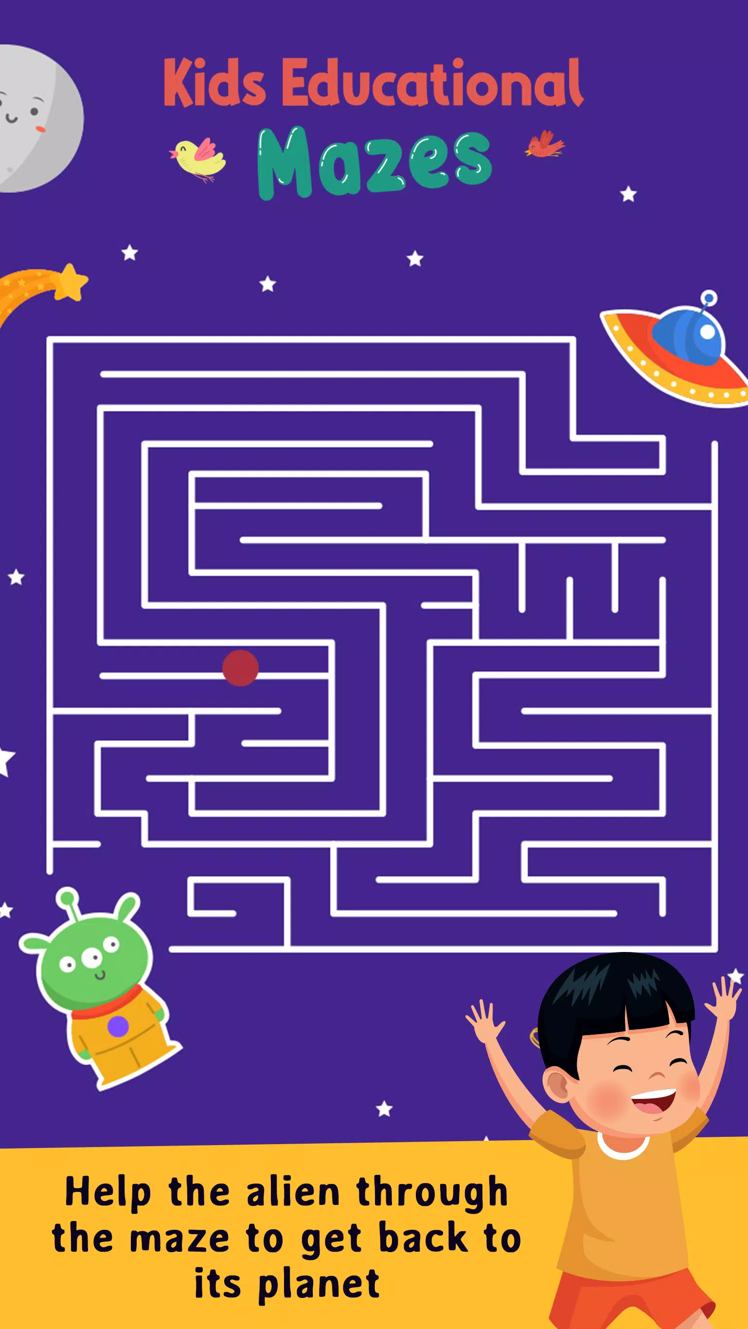 Schermata Kids Educational Mazes Puzzle 0