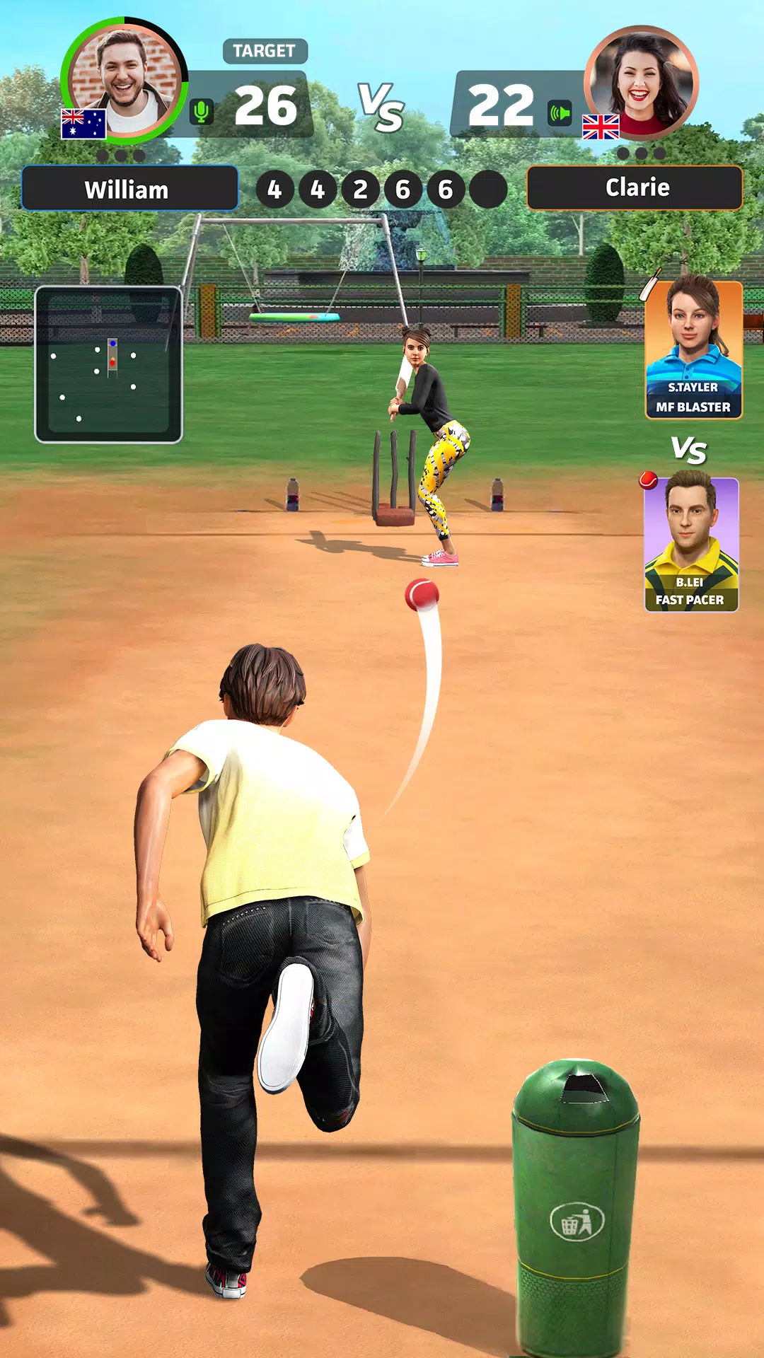 Cricket Gangsta™-Cricket Game Capture d'écran 1