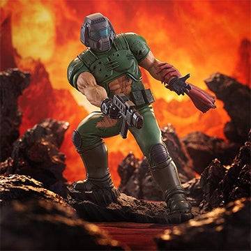 Doom Marine Pop Up Geçit Töreni Heykeli