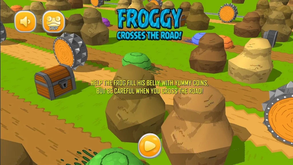 Jumppy Frog Cross Forest Zrzut ekranu 0