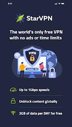 StarVPN: Private & Secure VPN スクリーンショット 0