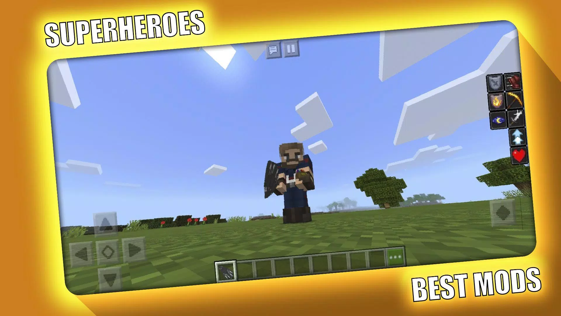 Superheroes Mod for Minecraft Schermafbeelding 2