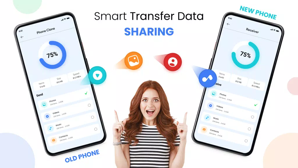 Transfer All Data - PhoneClone ဖန်သားပြင်ဓာတ်ပုံ 0