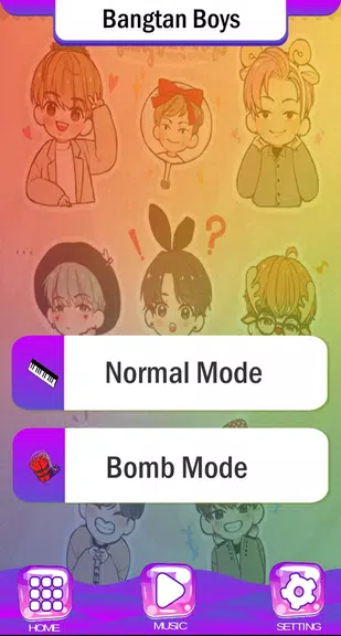 BTS Chibi Piano Tiles Zrzut ekranu 2