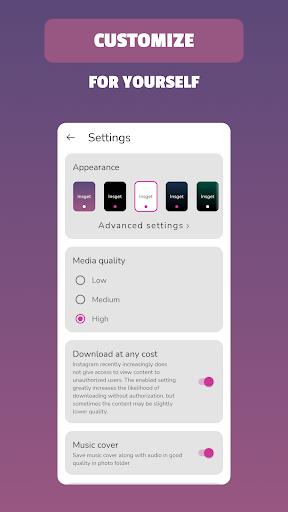 Insget - Instagram Downloader Capture d'écran 3