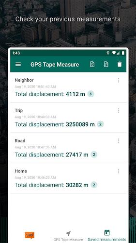 내 GPS 줄자 스크린샷 3