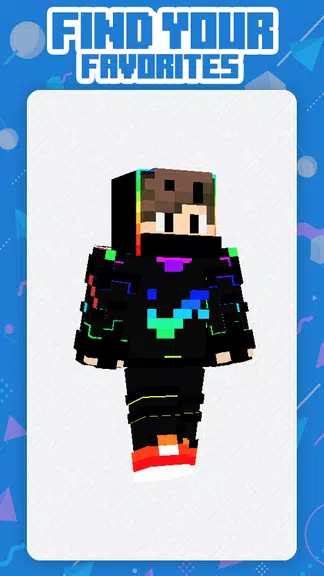 Schermata Neon Squad Skin Minecraft 2