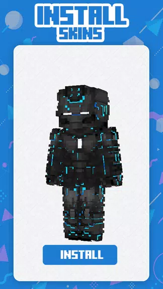 Schermata Neon Squad Skin Minecraft 3