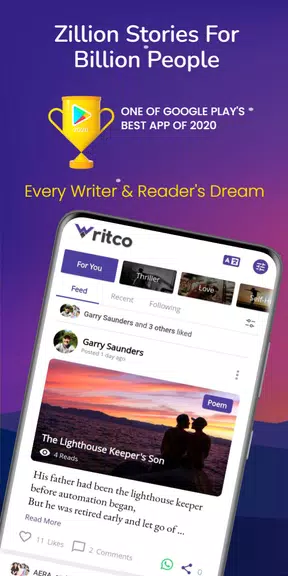 Writco – Read, Write, Publish Schermafbeelding 0