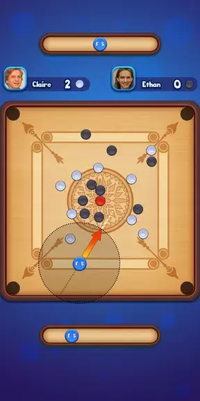 Carrom Strike - Disc Pool Game Screenshot 1