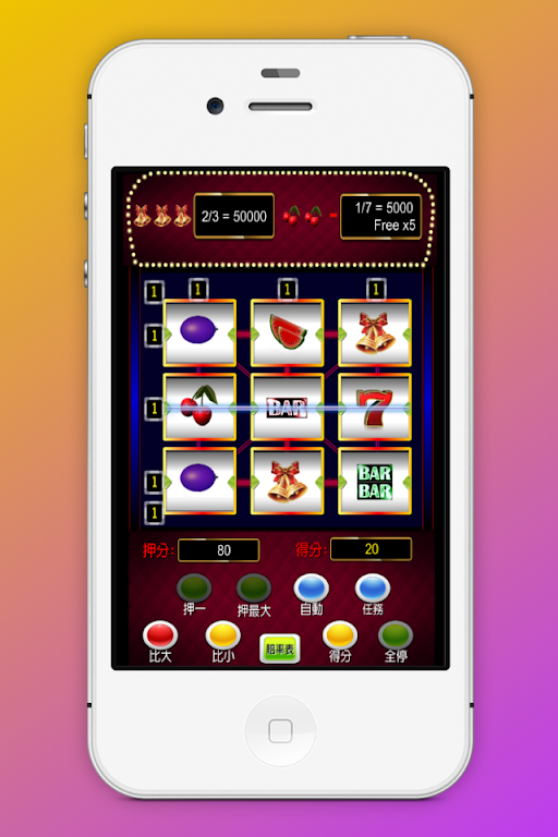 Fruit plate: 777 Slot Machine, ဖန်သားပြင်ဓာတ်ပုံ 1