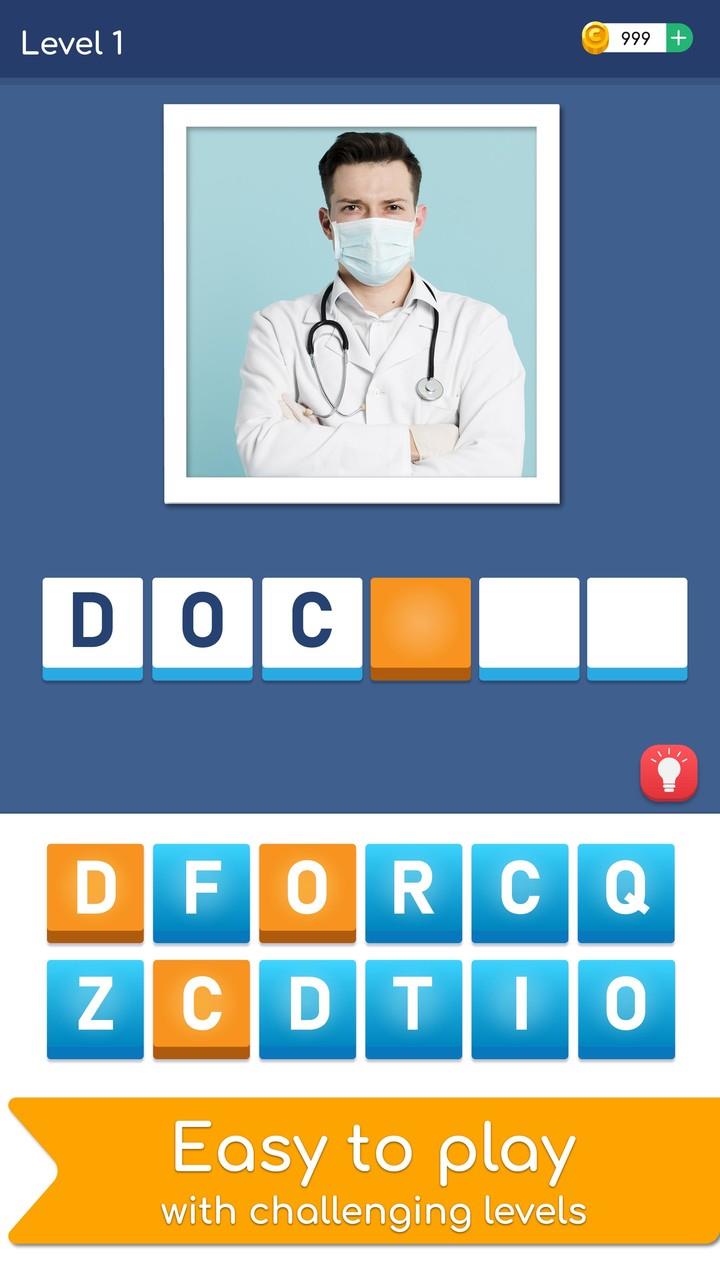 Pic vs Words: Word search game Tangkapan skrin 1