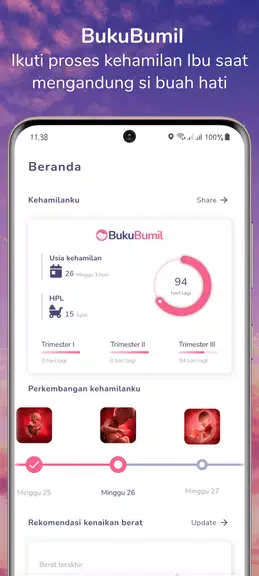 BukuBumil - Pregnancy Tracker Скриншот 0