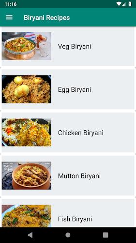 1000+ Biryani Recipes ภาพหน้าจอ 1