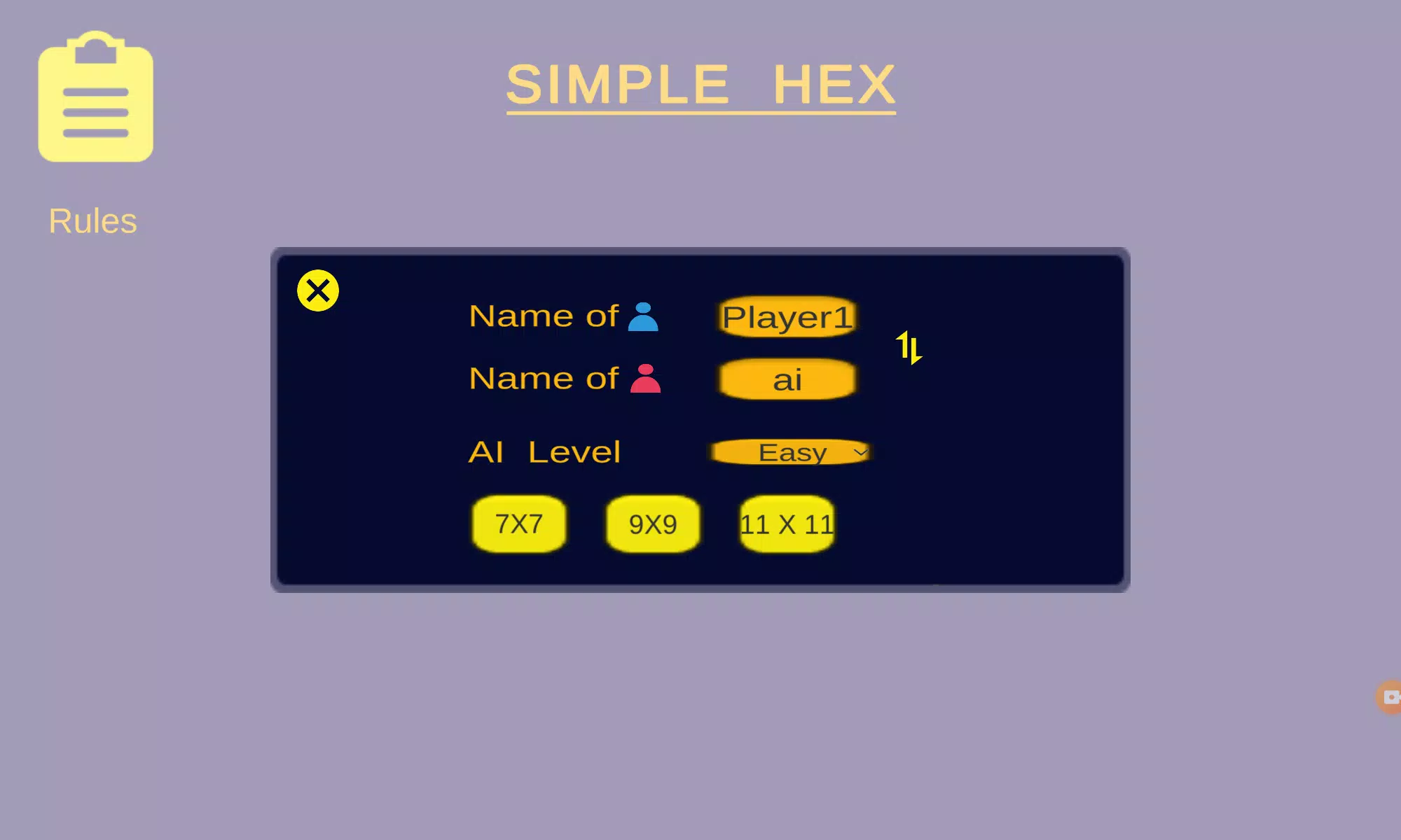 Simple Hex 스크린샷 1