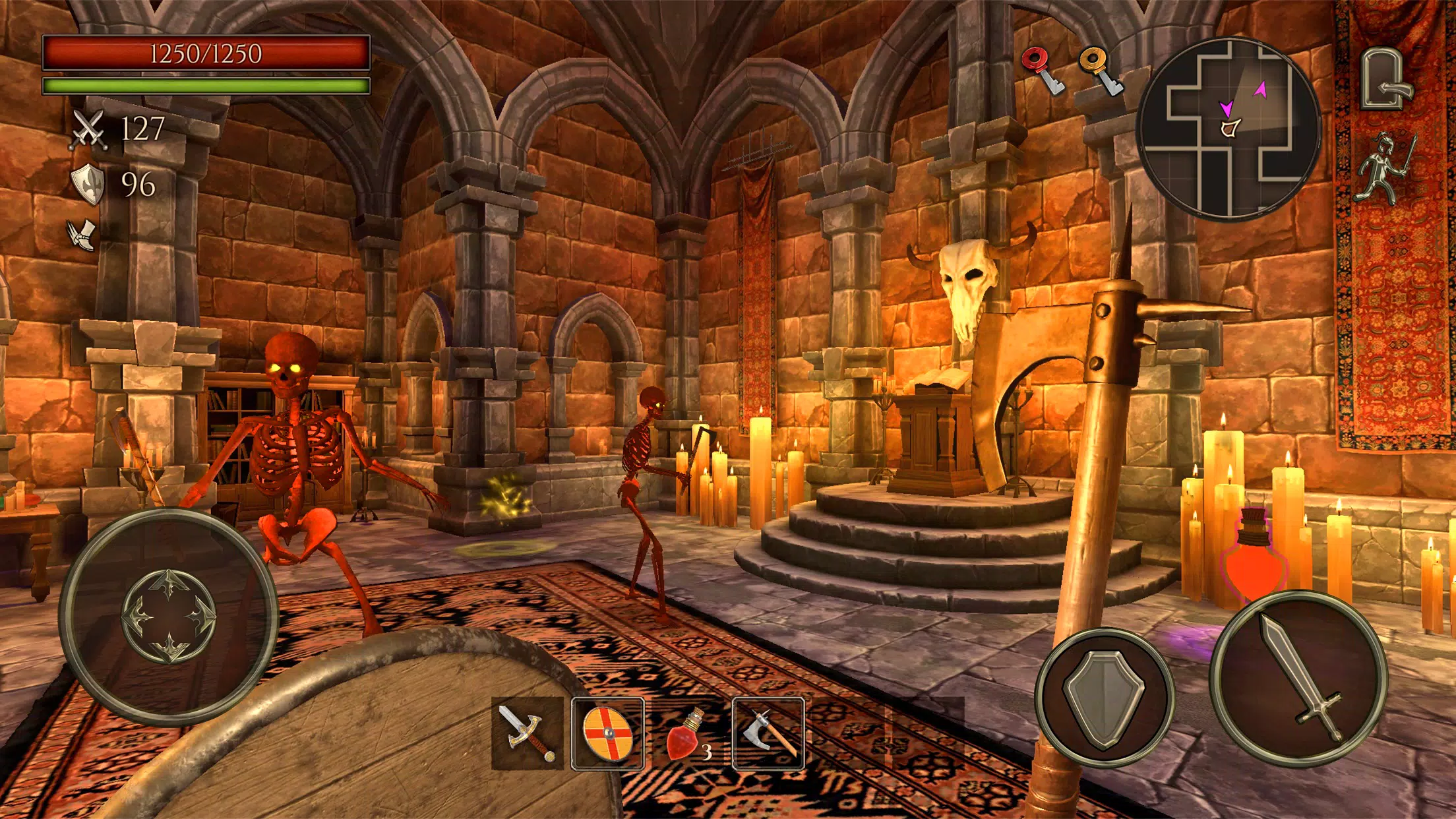 Ghoul Castle 3D - Action RPG Скриншот 2