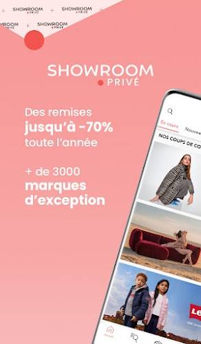 Schermata Showroomprivé 0