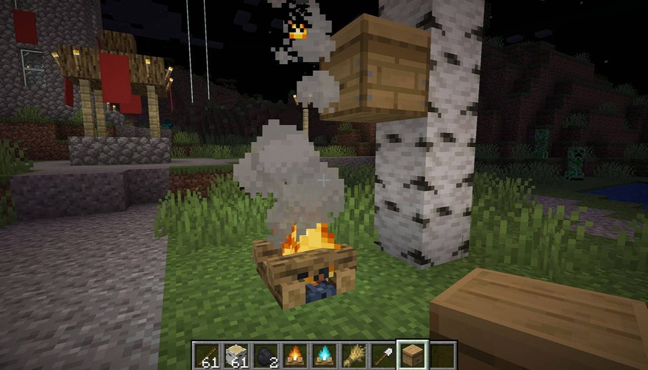 Campfire sa Minecraft