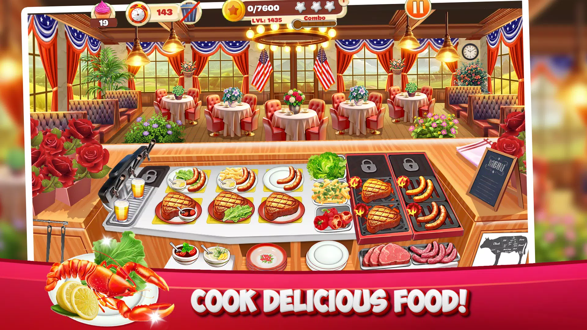 Cooking Mastery: jogos cozinha Captura de tela 1