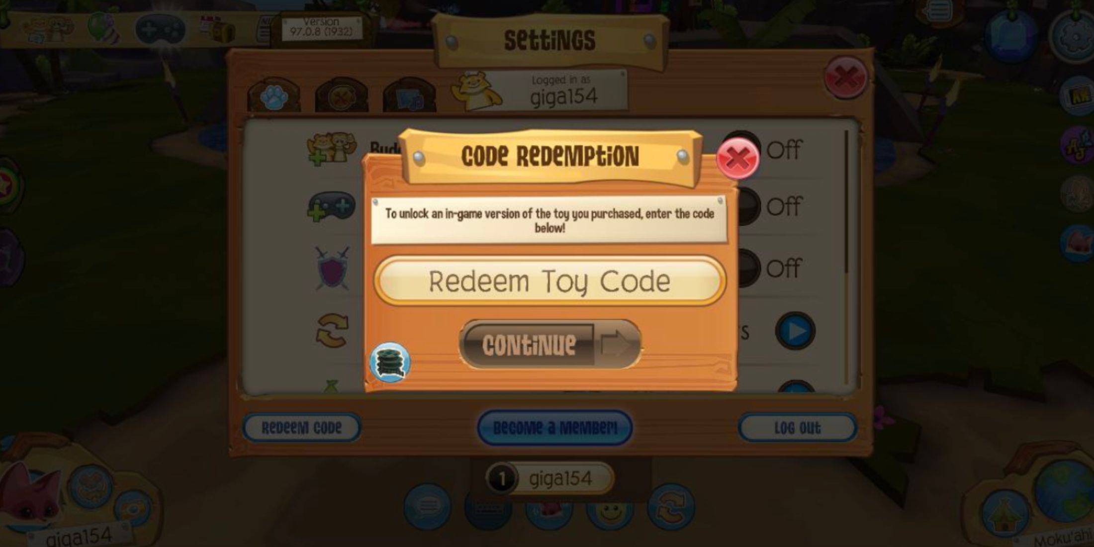 Redeeming Codes in Animal Jam